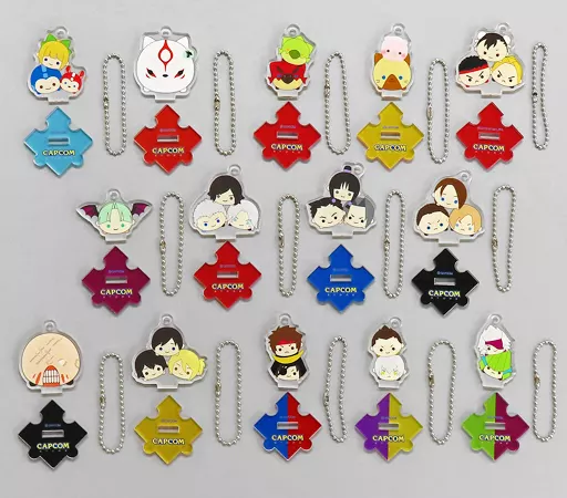 全14種セット 「カプころん トレーディングアクリルスタンドキーホルダー」 CAPCOM STORE TOKYO限定
