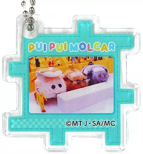 集合(枠緑) 「PUI PUI モルカー×東武動物公園 アクリルキーホルダーコレクション」