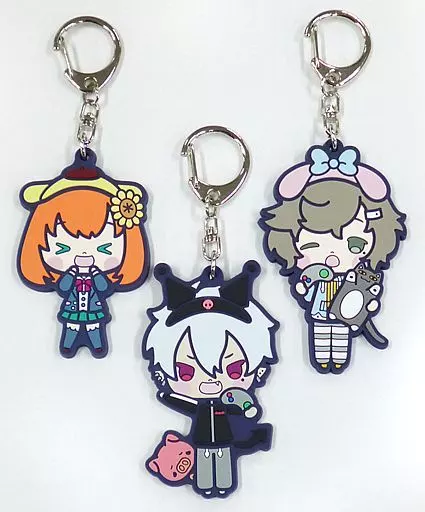 叶＆葛葉＆本間ひまわり ラバーストラップセット 「バーチャルYouTuber にじさんじ×サンリオキャラクターズ第2弾」