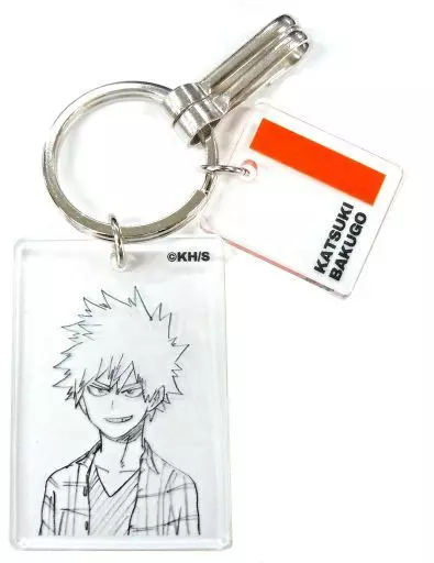 爆豪勝己 「僕のヒーローアカデミア クリアベースキーホルダー」