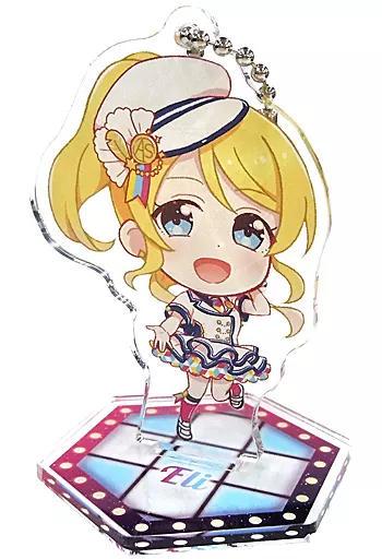 絢瀬絵里 「セガコラボカフェ ラブライブ!スクフェスシリーズ 2021 スタンド付きデフォルメアクリルキーホルダー(μ’s 感謝祭2020～ONLINE～デフォルメ)」