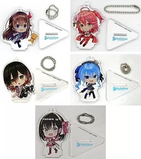全5種セット 「バーチャルYouTuber ホロライブ アクリルスイングコレクション ～0期生～」