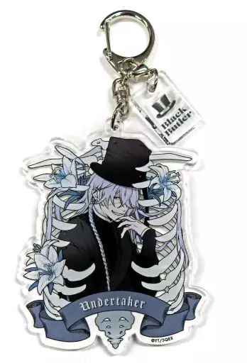 葬儀屋(アンダーテイカー) 「黒執事展-Rich Black- 黒執事 Black Label トレーディングアクリルキーホルダー -Rich Black-」