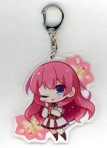 洲郷千聖 描き下ろしSDアクリルキーホルダー 「PCソフト 思い出抱えてアイにコイ!!」 げっちゅ屋購入特典