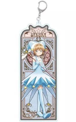 木之本桜(コスチュームブルー) アールヌーボーアート アクリルキーホルダーBIG 「カードキャプターさくら クリアカード編」