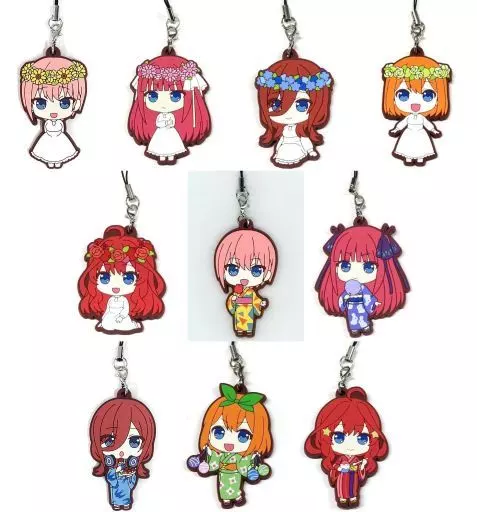 全10種セット 「五等分の花嫁∬ カプセルラバーストラップ vol.2」