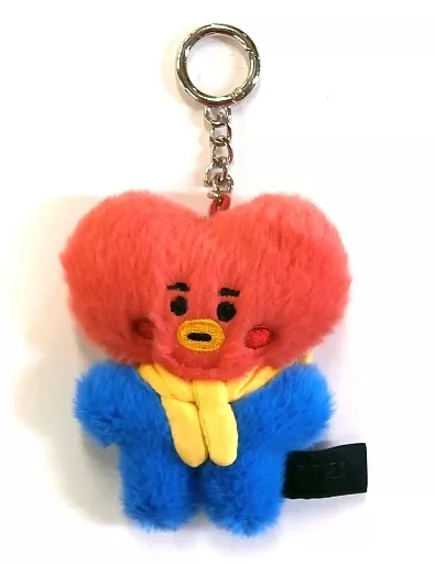 TATA(ブイ) ベビーぺたんこファーキーホルダー 「BT21」 LINE FRIENDSオンラインストア・原宿ストア限定