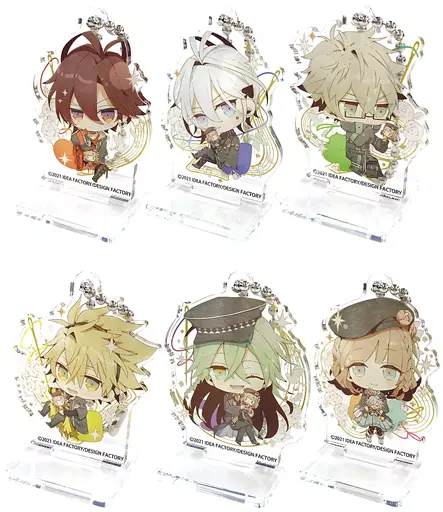 集合 描きおろしちびキャラアクリルスタンドキーチェーン6個セット 「Switchソフト AMNESIA World-アムネシア ワールド- for NITENDO Switch スペシャルステラセット」 同梱特典