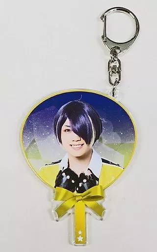 深澤大河(仙石忍) うちわ型トレーディング アクリルキーホルダー 「『あんさんぶるスターズ! エクストラ・ステージ』～Meteor Lights～×TOWER RECORDS CAFE」
