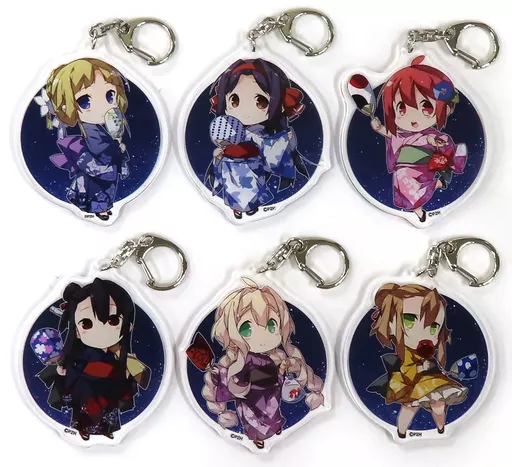 全6種セット 「乃木若葉は勇者である トレーディングアクリルキーホルダー」