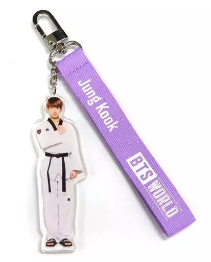 ジョングク(BTS/防弾少年団) ストラップキーリング 「BTS WORLD」