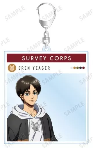 エレン・イェーガー 描き下ろしイラスト シミラールックver. フォトフレーム風BIGアクリルキーホルダー 「進撃の巨人」