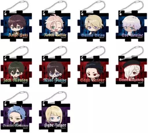 全10種セット 「ヴィジュアルプリズン パズルキーホルダー」