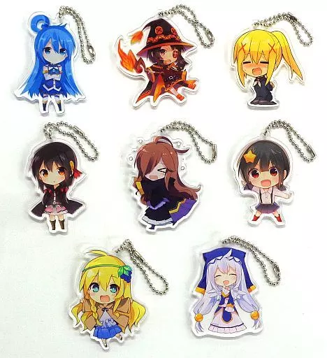 全8種セット 「この素晴らしい世界に祝福を! トレーディングアクリルキーホルダー」 角川スニーカー文庫 30周年感謝祭グッズ