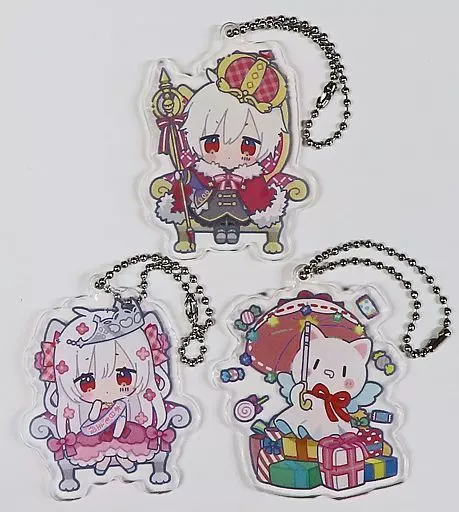 全3種セット アクリルキーホルダー 「DMMスクラッチ! まふまふスクラッチ第2弾 ～1人お誕生日会～」 D賞