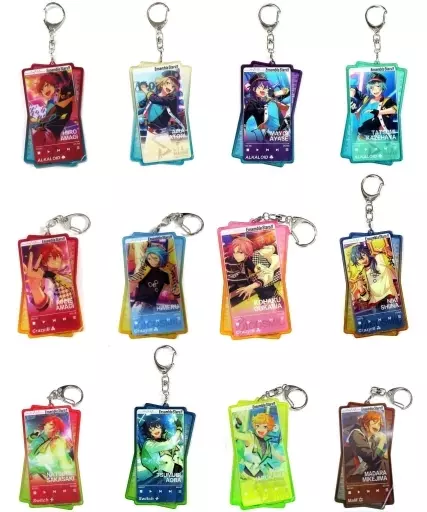 全12種セット 「あんさんぶるスターズ! 両面アクリルキーホルダー B Ver.3」 中国限定