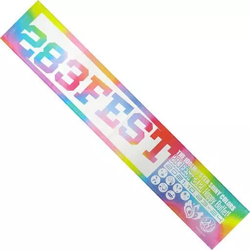 ロゴ 公式マフラータオル【B】(カラフル) 「THE IDOLM＠STER SHINY COLORS 283フェス 2021 Happy Buffet!」