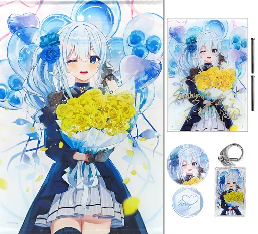 雪城眞尋 誕生日グッズフルセット 「バーチャルYouTuber にじさんじ 雪城眞尋 誕生日2021」