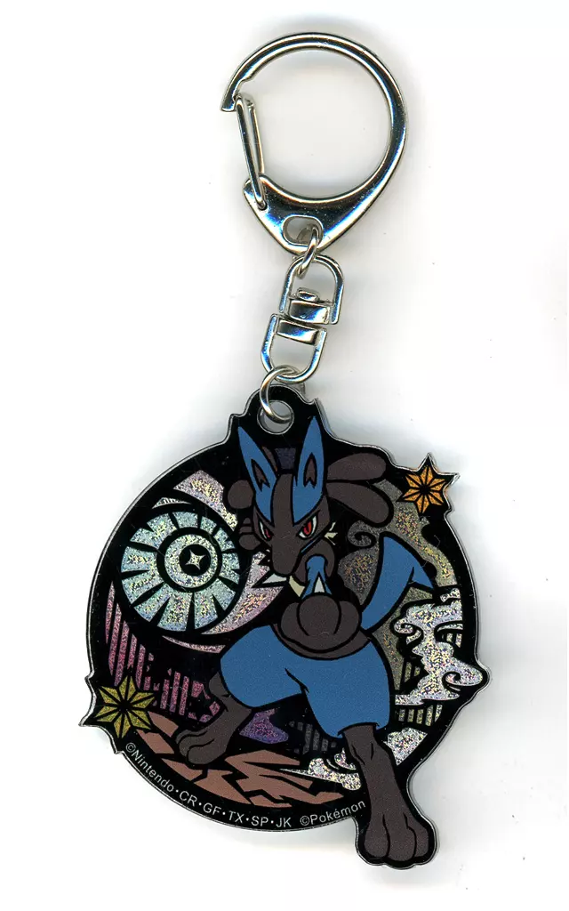 ルカリオ 切り絵シリーズ グリッターキーホルダー 「ポケットモンスター」