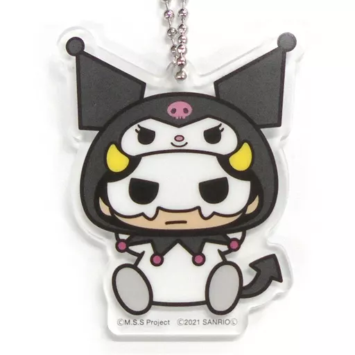 あろまほっと×クロミ/デフォルメ アクリルキーホルダー 「Happyくじ M.S.S Project × Sanrio characters」 F賞