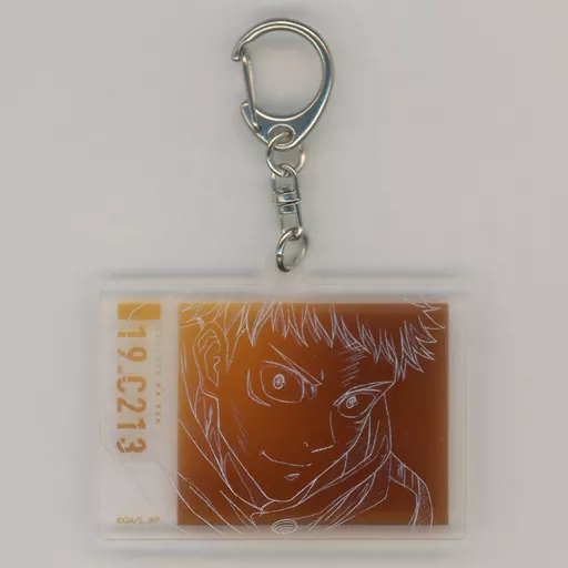 虎杖悠仁 アクリルキーホルダー 原画デザイン 「MAPPA×TSUTAYA TVアニメ原画集発売記念 呪術廻戦 miniアニメ原画展 Vol.2」