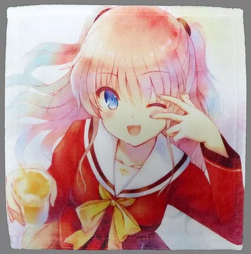 駿河屋 - 【買取】友利奈緒 ミニタオルB 「Charlotte」 VA購買部出張所