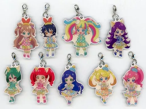 全9種セット 「キラッとプリ☆チャン×すみっコぐらし トレーディングメタルチャーム すみっコぐらしコラボコーデ」
