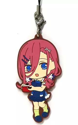 中野三玖/フラワーエプロン衣装 ラバーストラップ きゅんキャラいらすとれーしょんず 「一番くじ 五等分の花嫁∬ ～あなたと一緒に。～」 M賞