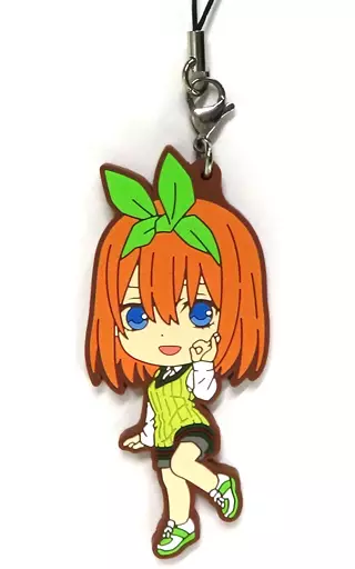 中野四葉/私服 ラバーストラップ きゅんキャラいらすとれーしょんず 「一番くじ 五等分の花嫁∬ ～あなたと一緒に。～」 M賞