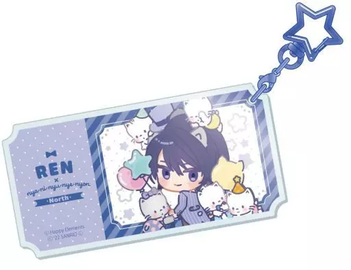 如月レン×ニャニィニュニェニョン 「エリオスライジングヒーローズ×サンリオキャラクターズ トレーディングキーホルダー Vol.2」