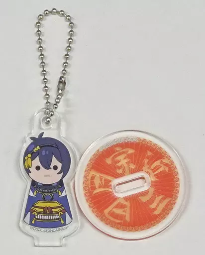 鈴木拡樹(三日月宗近) アクリルキーホルダー＆スタンド 「DMMスクラッチ! 舞台『刀剣乱舞』天伝 蒼空の兵 -大坂冬の陣-＆无伝 夕紅の士 -大坂夏の陣-」 D-8賞