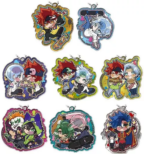 雑貨　全8種セット 「ぴた!でふぉめ SK∞ エスケーエイト アクリルキーホルダー」