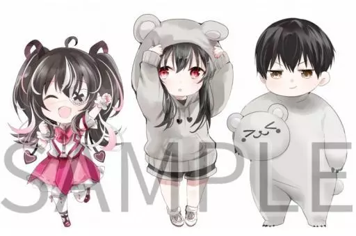 B.唯＆渚＆君彦 麦子描き下ろし アクリルキーホルダー3種セット 「探偵はもう、死んでいる。」 C99グッズ