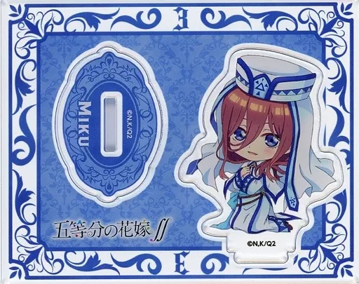 中野三玖 RPGイメージ ミニアクリルスタンドマスコット 「五等分の花嫁∬×ローソン」