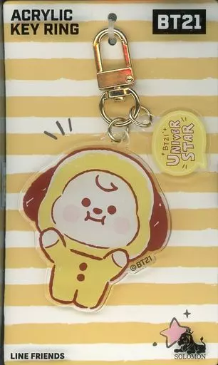 CHIMMY(ジミン) アクリルキーリング(キャラクター型) 「BT21」