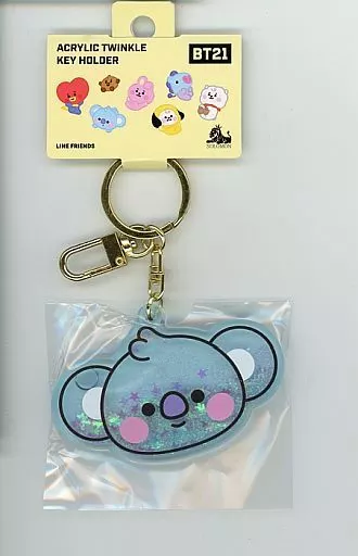 KOYA(アールエム) アクリルトゥインクルキーホルダー 「BT21」