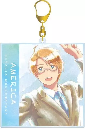 アメリカ Ani-Art aqua label BIGアクリルキーホルダー 「ヘタリア World★Stars」