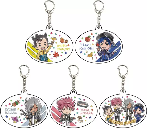 全5種セット 「イナズマイレブン アクリルキーホルダー 13.グラフアートデザイン」