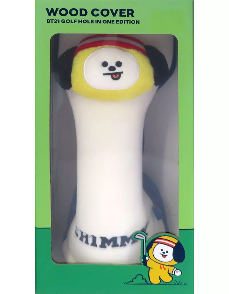 雑貨　CHIMMY(ジミン) ウッドカバー 「BT21 GOLF HOLE IN ONE」