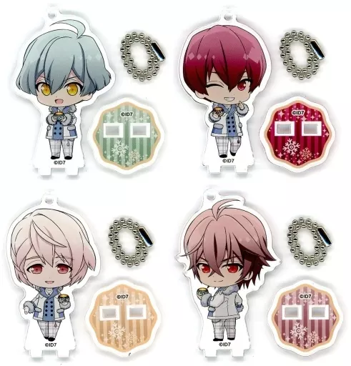 全4種セット 「アイドリッシュセブン×animatecafe トレーディングアクリルスタンドキーホルダー Snowy night dream ver. ZOOL」