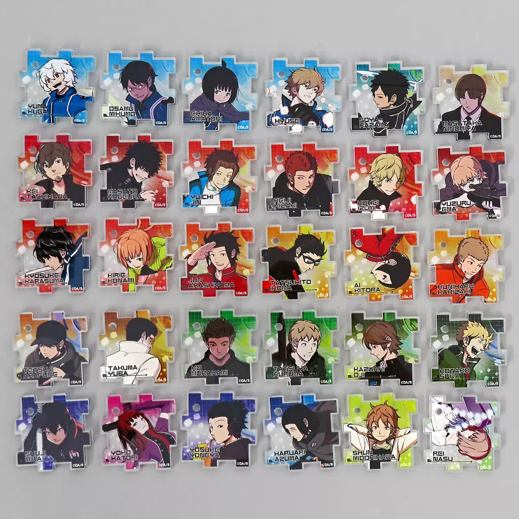 全30種セット 「ワールドトリガー つながるアクリルパズルコレクション」