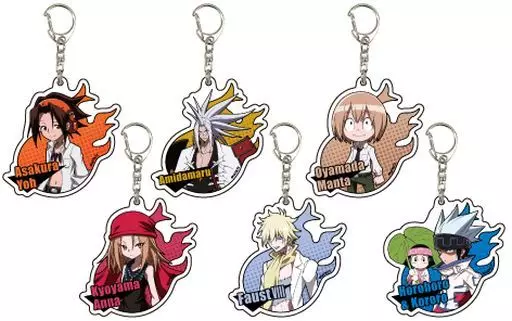 全6種セット 「シャーマンキング アクリルキーホルダー 01 グループA」