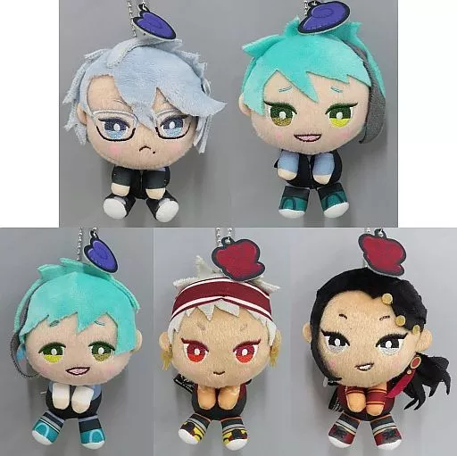 全5種セット ＆ you モアプラス運動着キーチェーンマスコット“オクタヴィネル寮＆スカラビア寮” 「ディズニー ツイステッドワンダーランド」