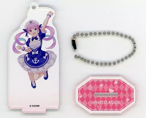 湊あくあ アクリルスタンドキーホルダー フェスティバルver. 「バーチャルYouTuber ホロライブ ヴァイスシュヴァルツ＆Reバース presents ホロライブプロダクションフェスティバル」