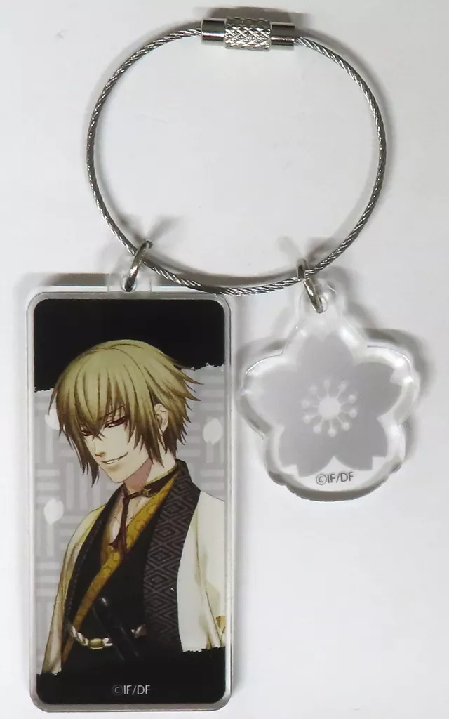 風間千景 ワイヤーキーホルダー 「薄桜鬼 真改 黎明録×THEキャラSHOP」