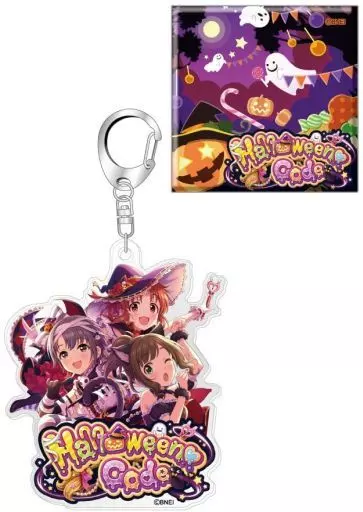 HalloweenCode ナウプレ♪ アクリルキーホルダー＆ジャケット缶バッジセット 「アイドルマスター シンデレラガールズ」