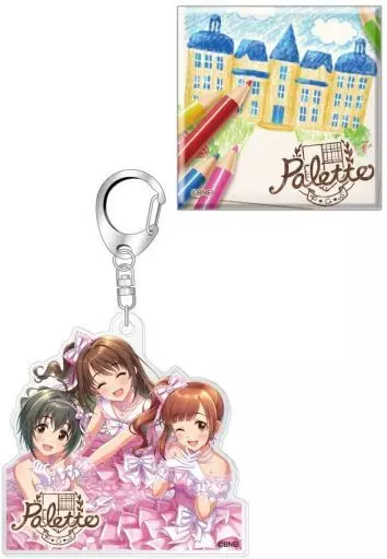 Palette ナウプレ♪ アクリルキーホルダー＆ジャケット缶バッジセット 「アイドルマスター シンデレラガールズ」