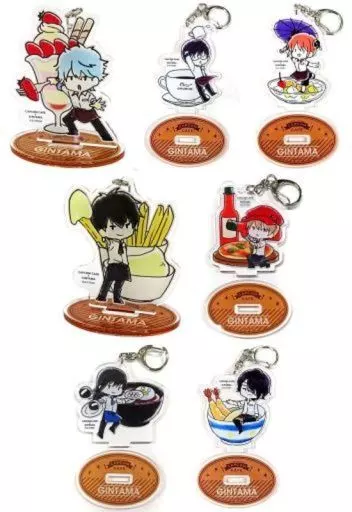 全7種セット 「CAPCOM CAFE×銀魂 第2弾 アクリルスタンドキーホルダー」