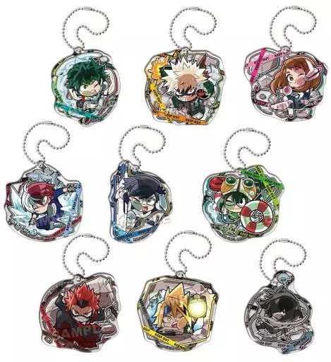 全9種セット 「ぴた!でふぉめ 僕のヒーローアカデミア 救助活動 アクリルキーホルダー」