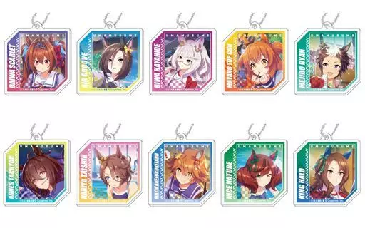 全10種セット 「ウマ娘 プリティーダービー デコフレアクリルキーホルダー」
